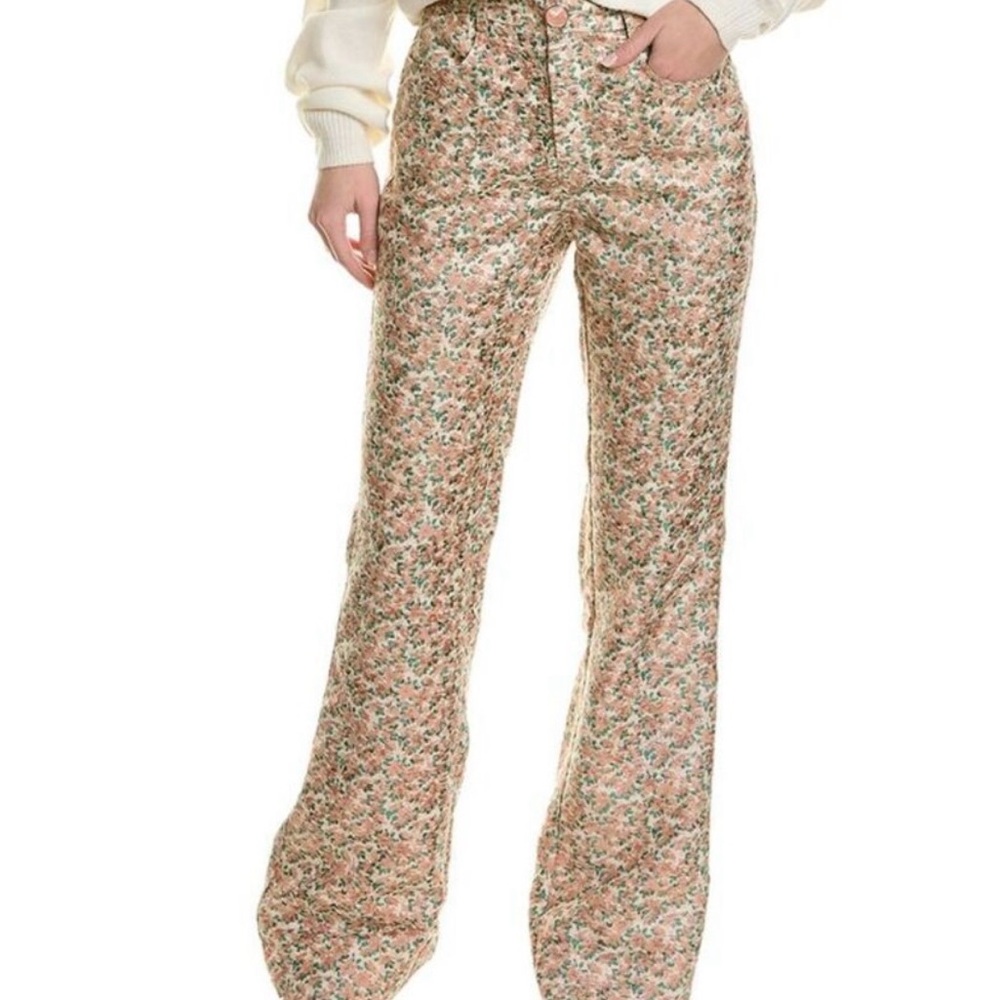 Traffic People Revenge Flare Pant Floral print size medium